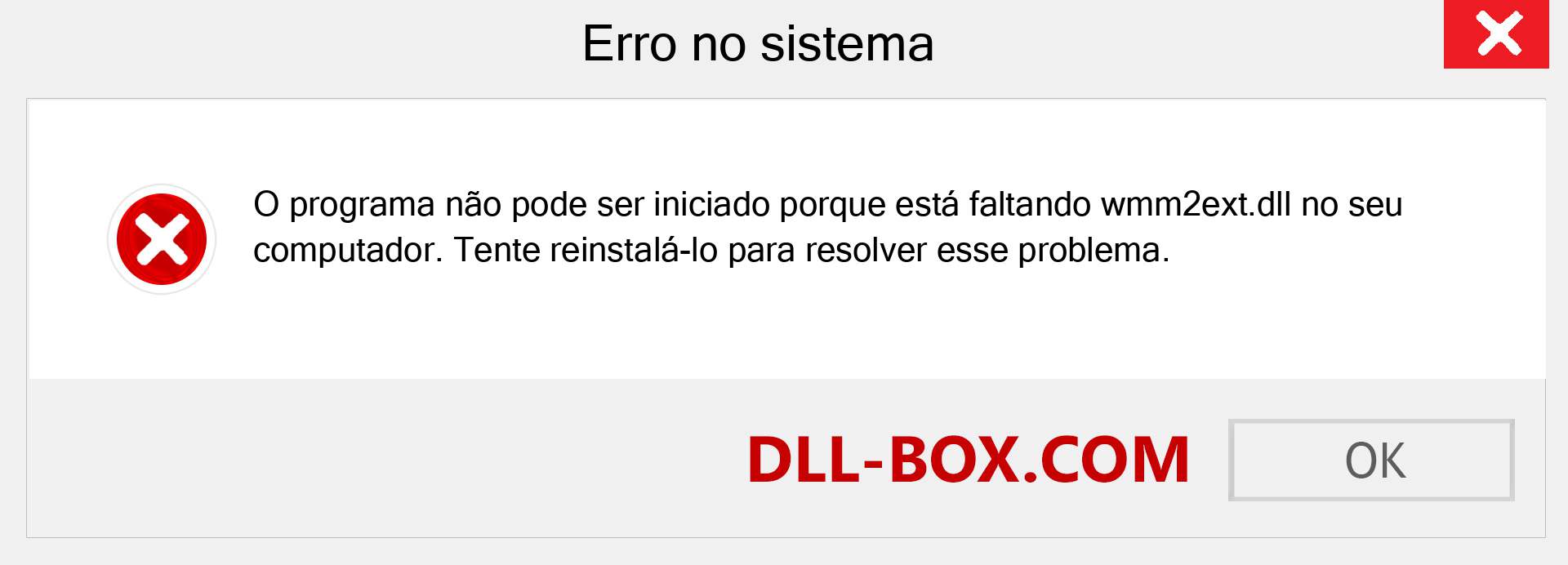 Arquivo wmm2ext.dll ausente ?. Download para Windows 7, 8, 10 - Correção de erro ausente wmm2ext dll no Windows, fotos, imagens